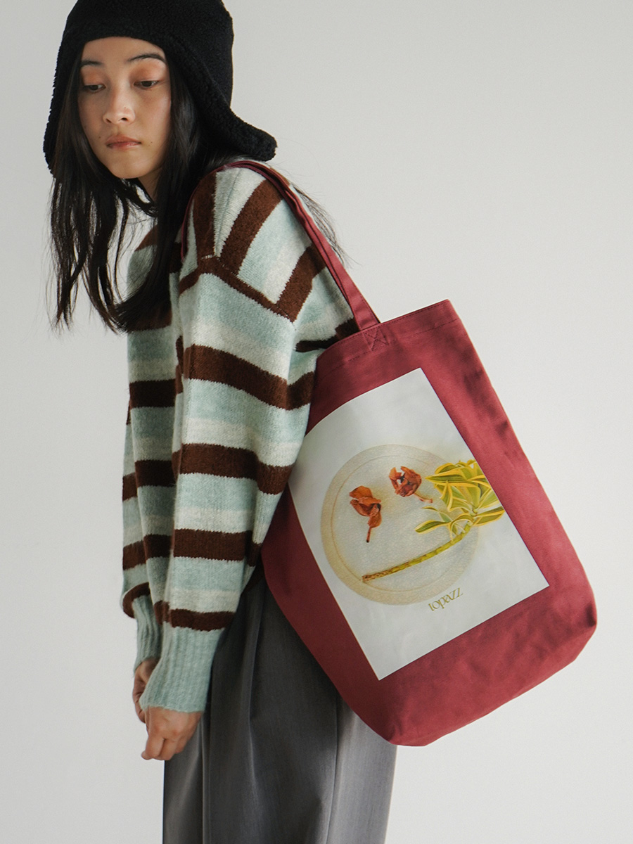 Photo print tote bag