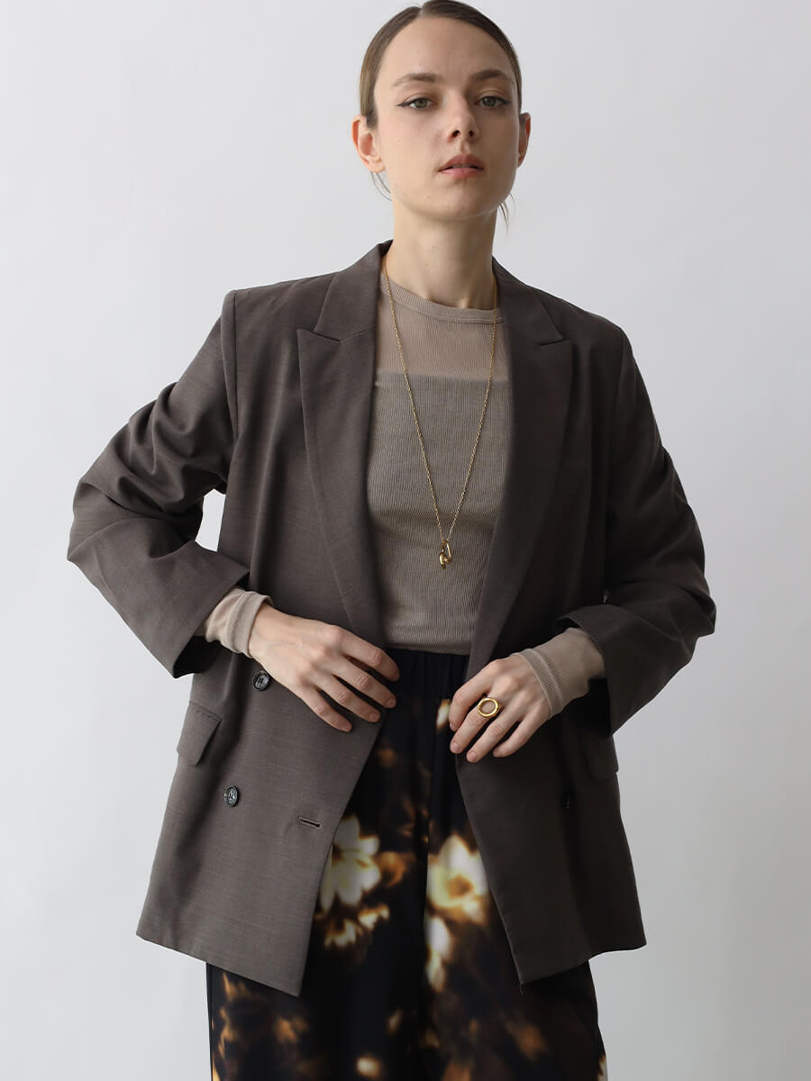 aga setup 25AW ニット ジャケット コードュロイ