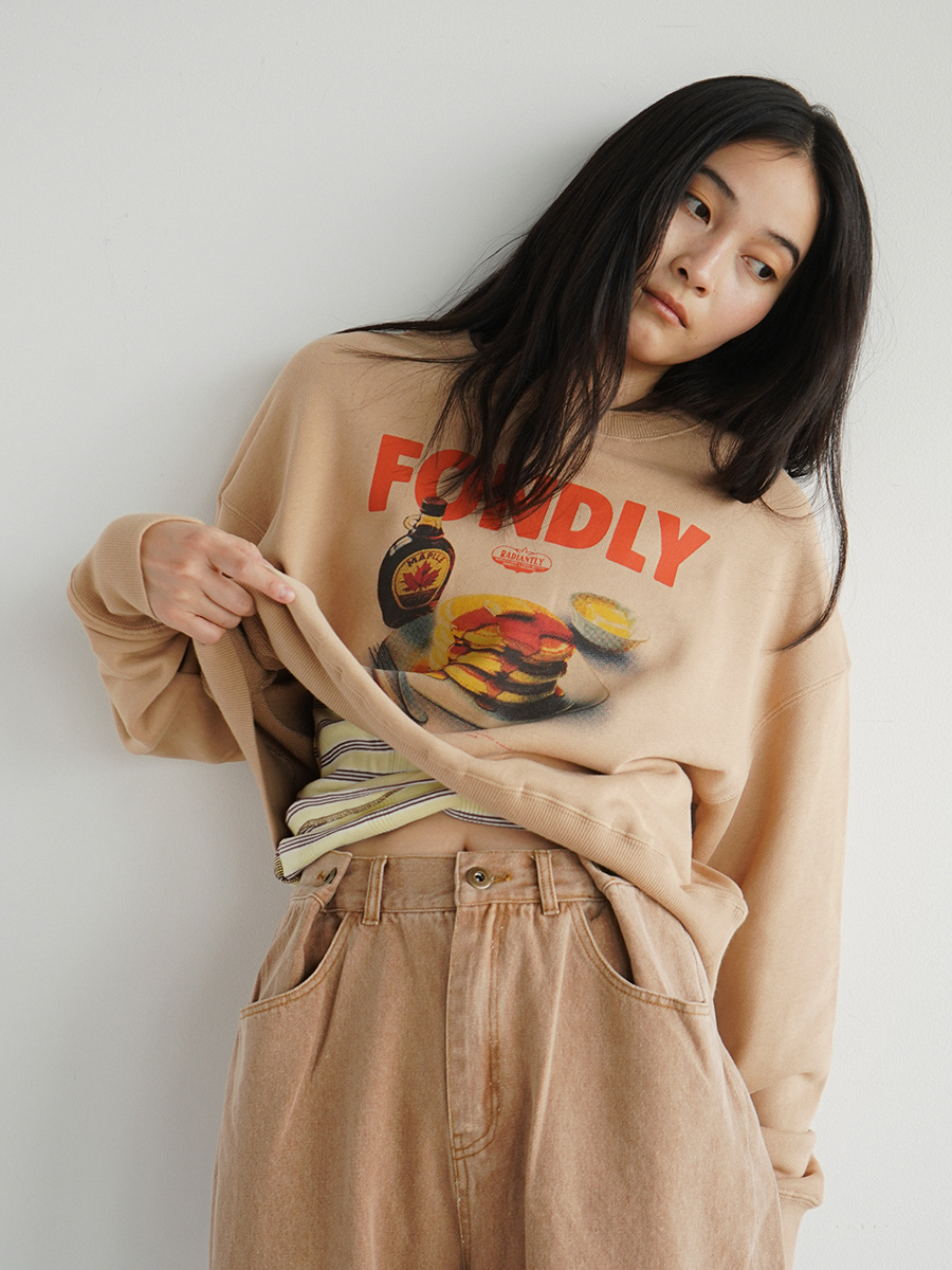 Pancake print sweatshirt