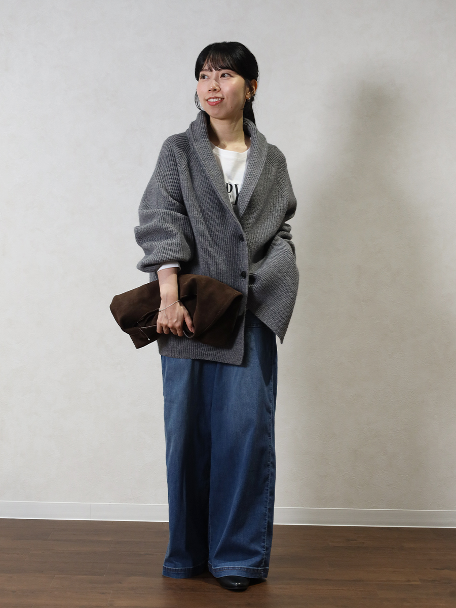 CLOVE ボアジャケット 全身