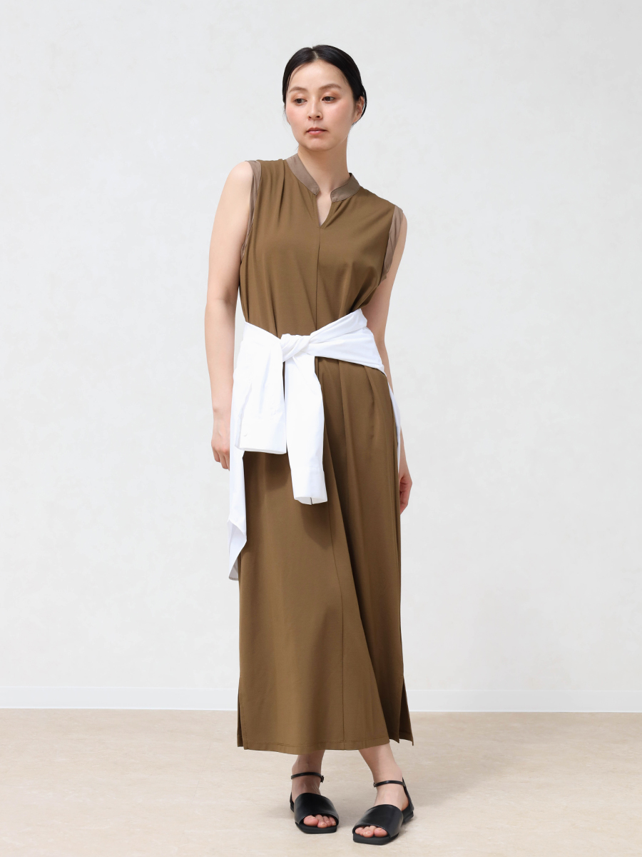 CLOVE リラックスキーネックワンピース
