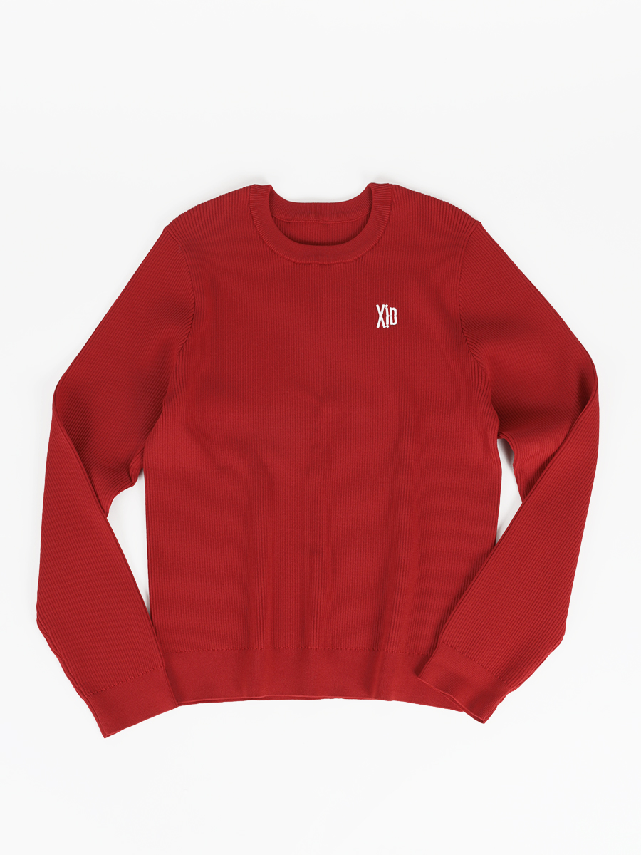 ワンポイントロゴリブニットアップ