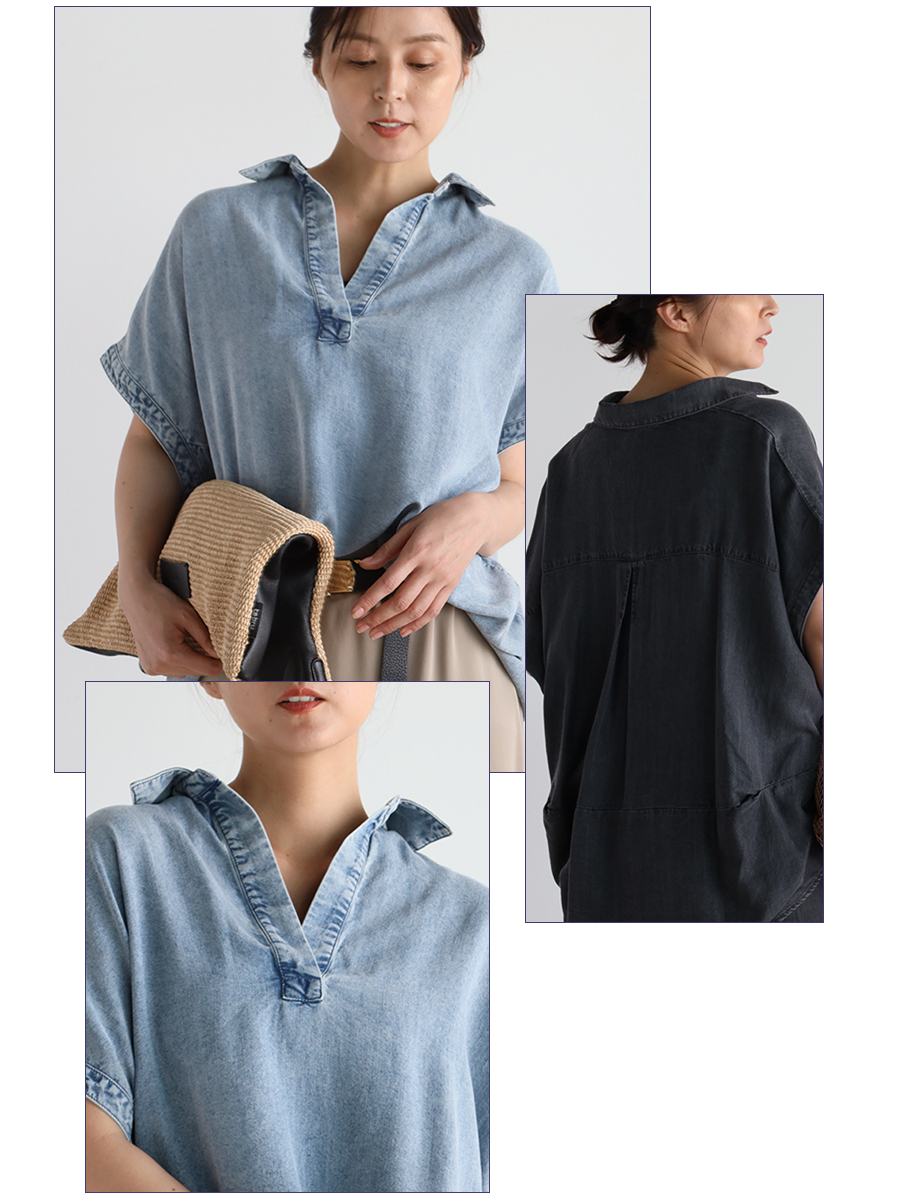 スキッパーシャツ