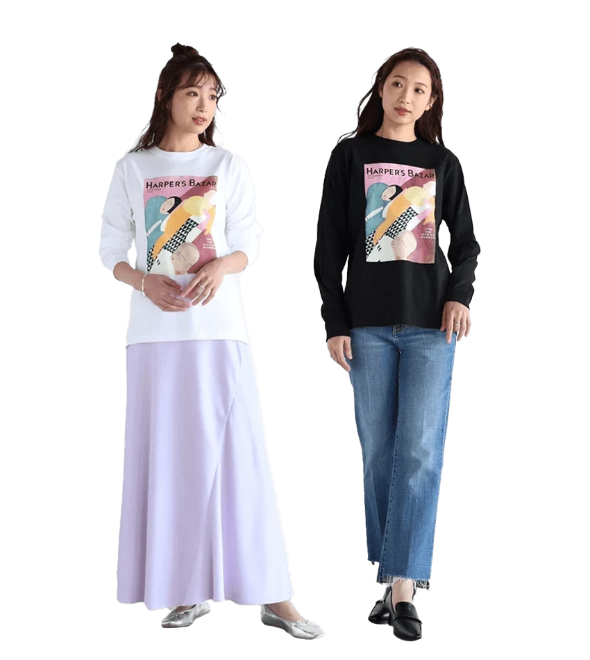 Harper's BAZAAR×Vin 別注アイテム〈 graphic t-shirt