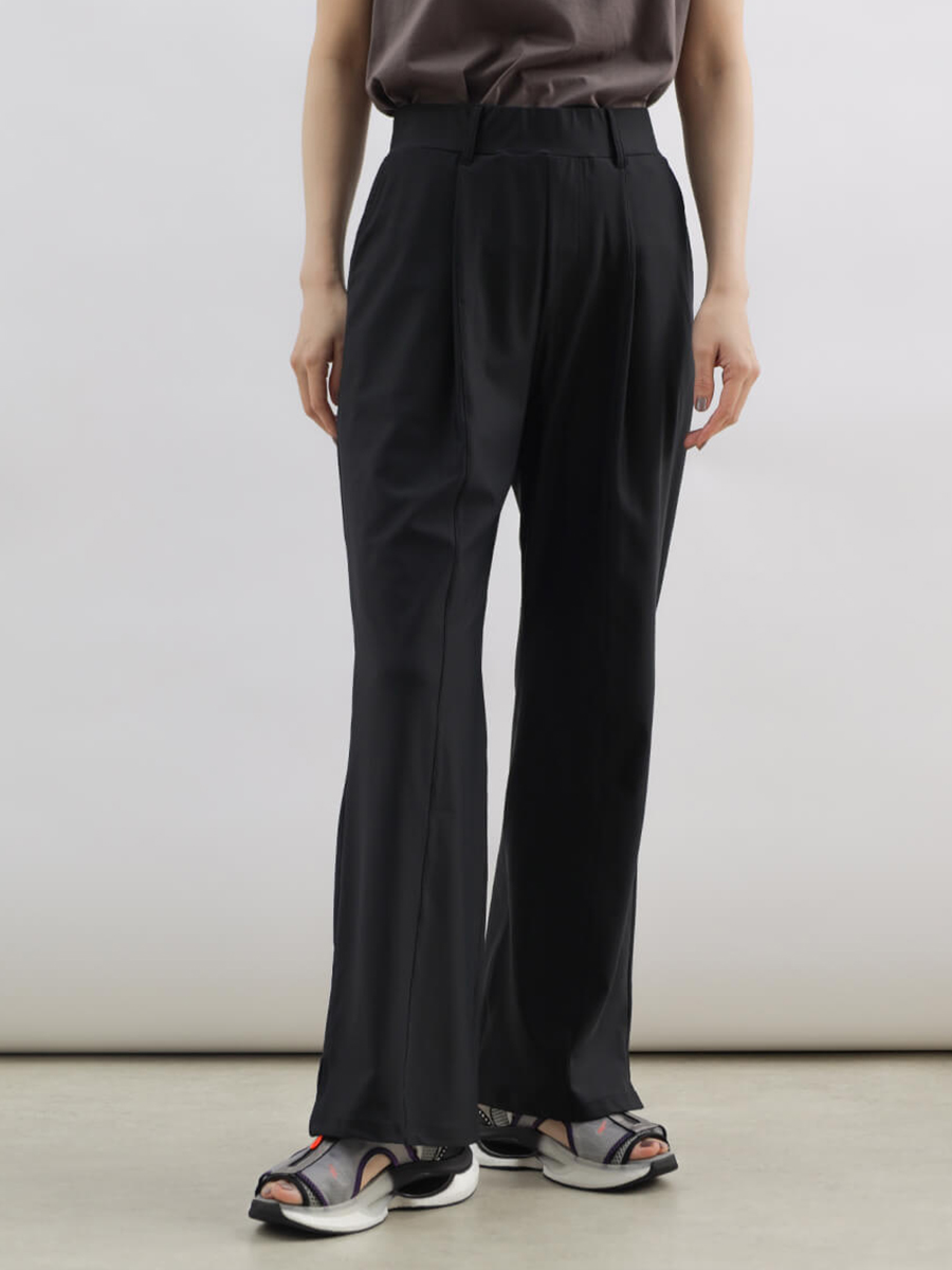 LASUD ハイストレッチフレアレギンスパンツ