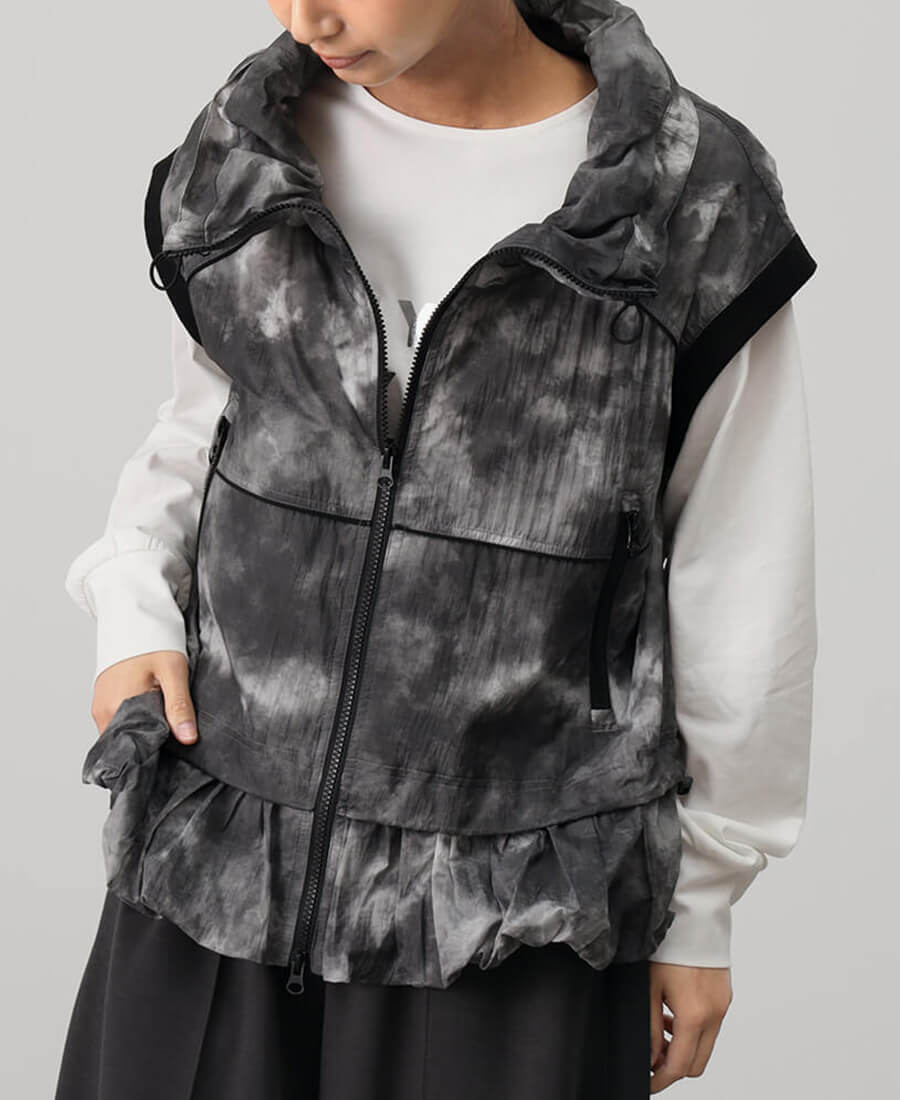 タイダイ柄　ベスト
