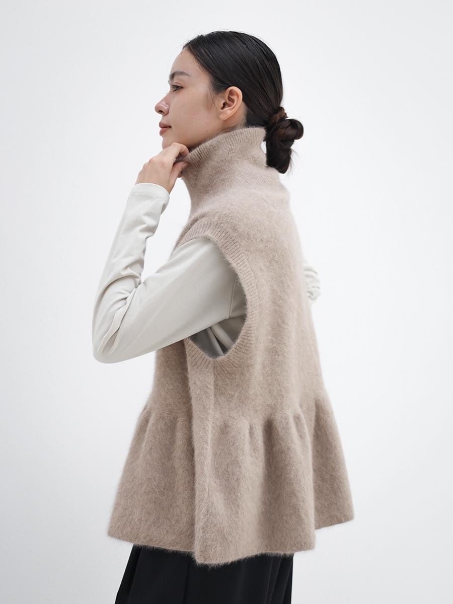 Wool ジップベスト