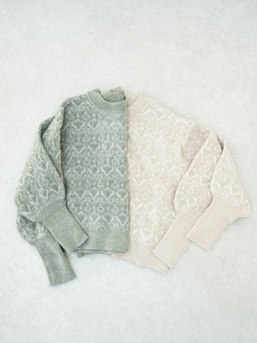 Mall yarn compact knit