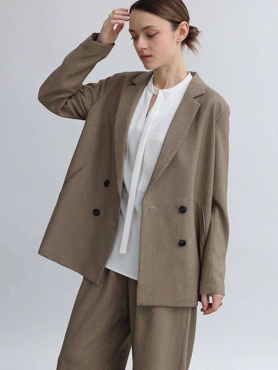 aga setup 25AW ニット ジャケット コードュロイ