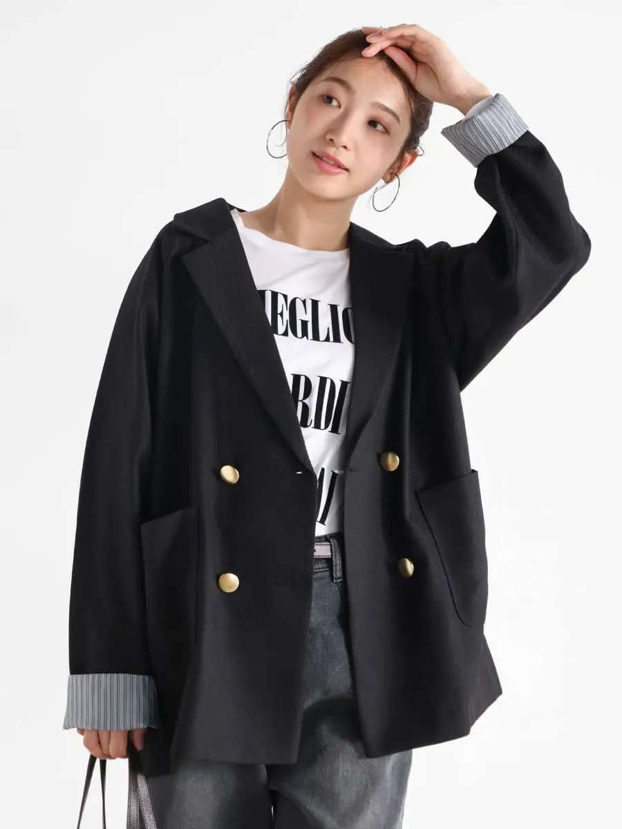 Vin(ヴァン)　ツイルテーラードジャケット