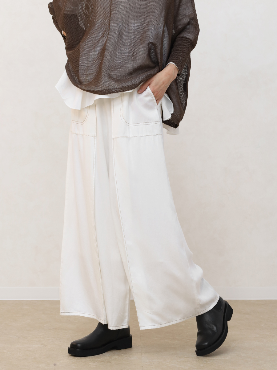 CLOVE ウィッシュリスト テンセルワイドパンツ