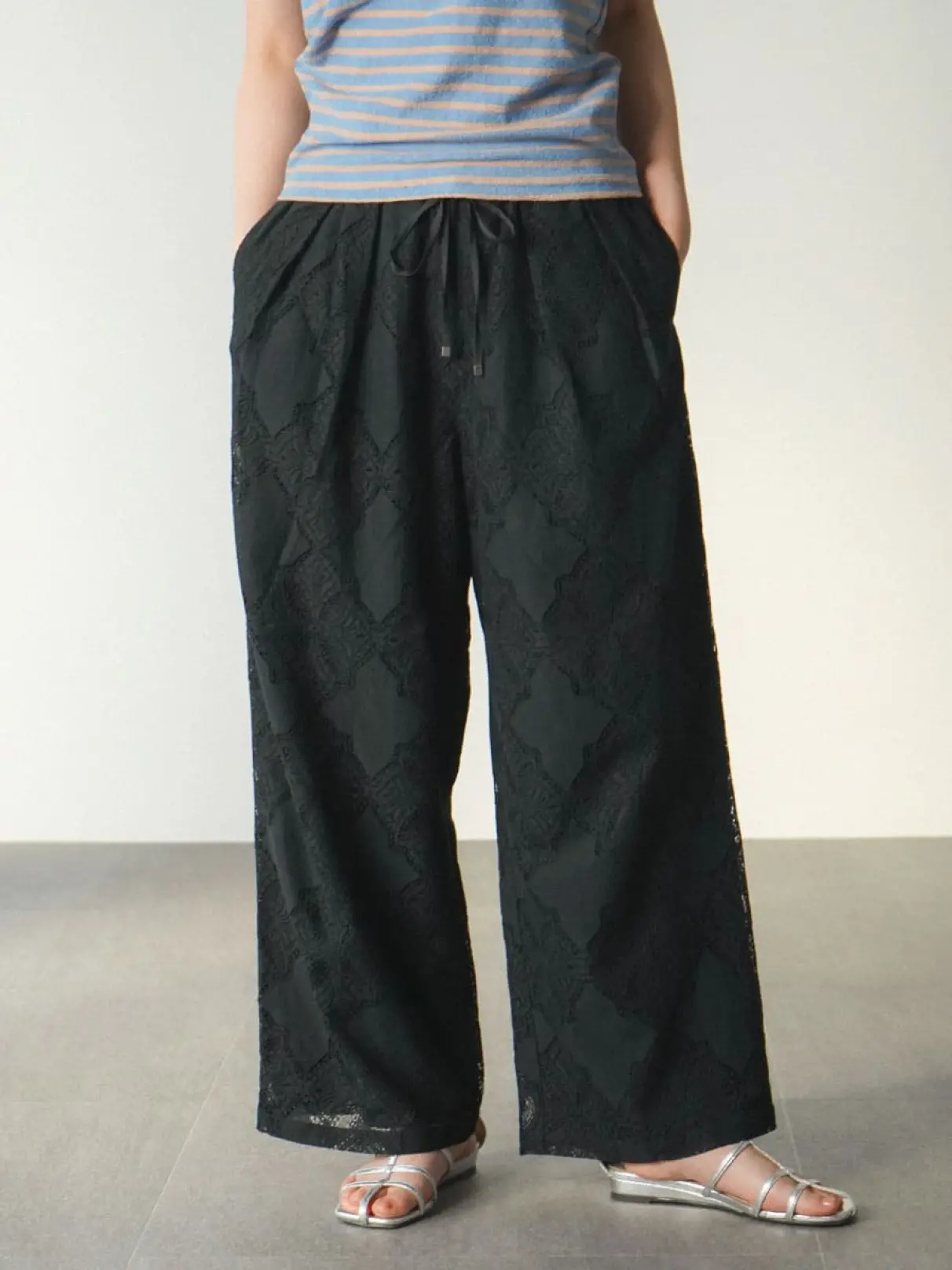 Leavers lace easy pants