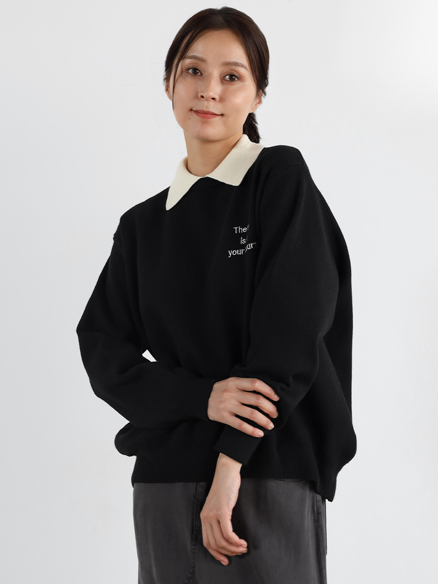 CLOVE ニット ジップ