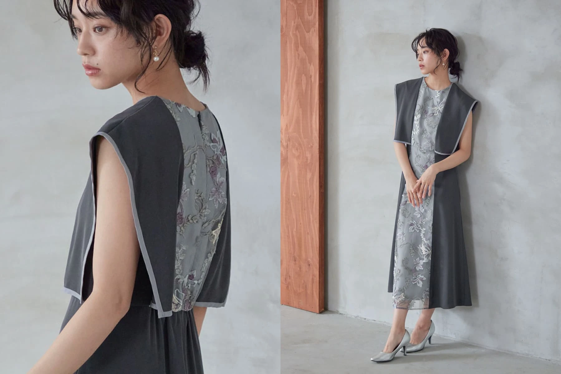 YAMADAYA RADIATE petirobe✨レース　バイカラー　ドレス 0313172432_622daa405a546.jpg