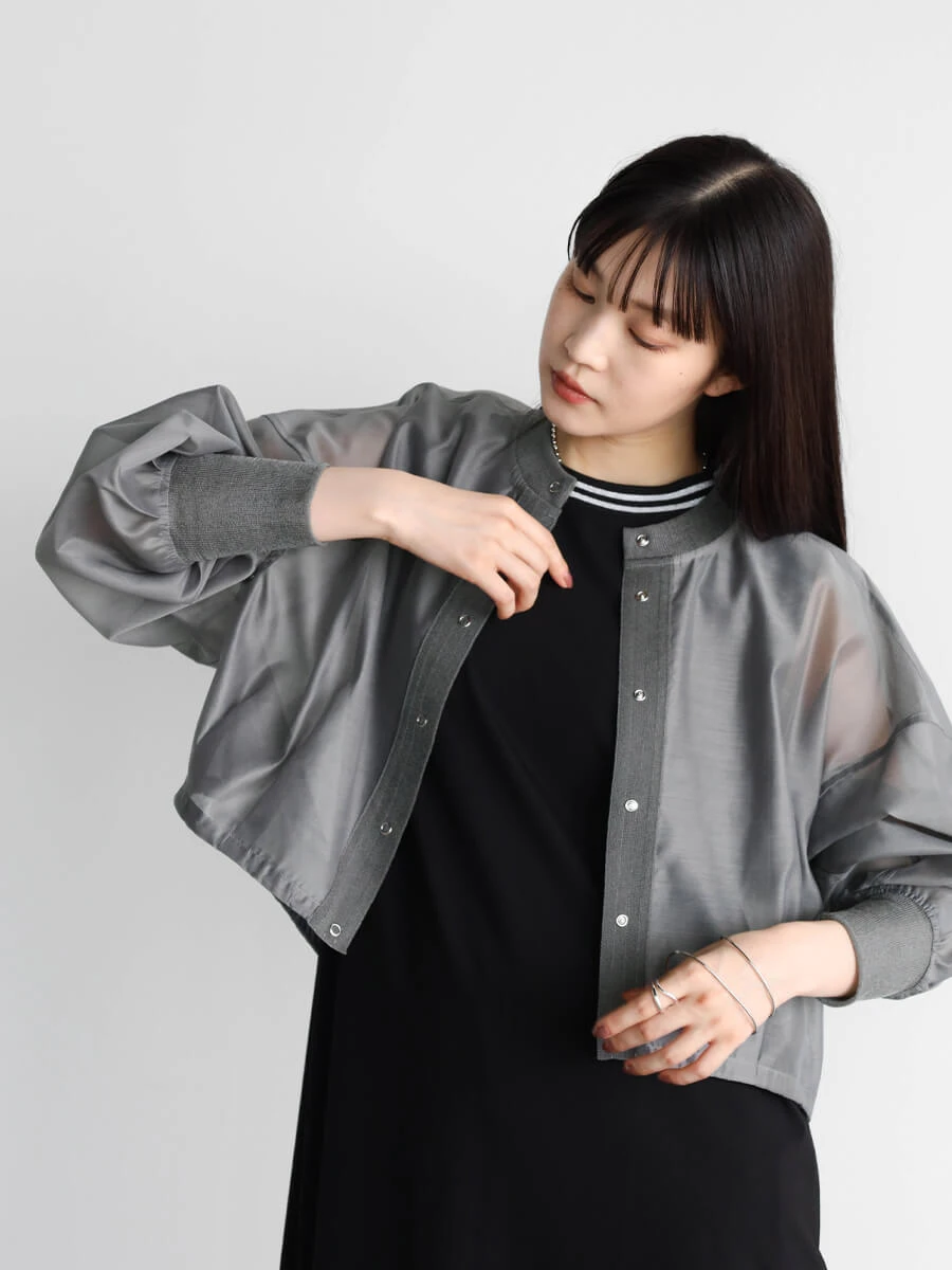 新品 2.4万 ラディエイト レース ブルゾン アウター ヤマダヤ SHEER LIGHT OUTER - ｜YAMADAYA STORE