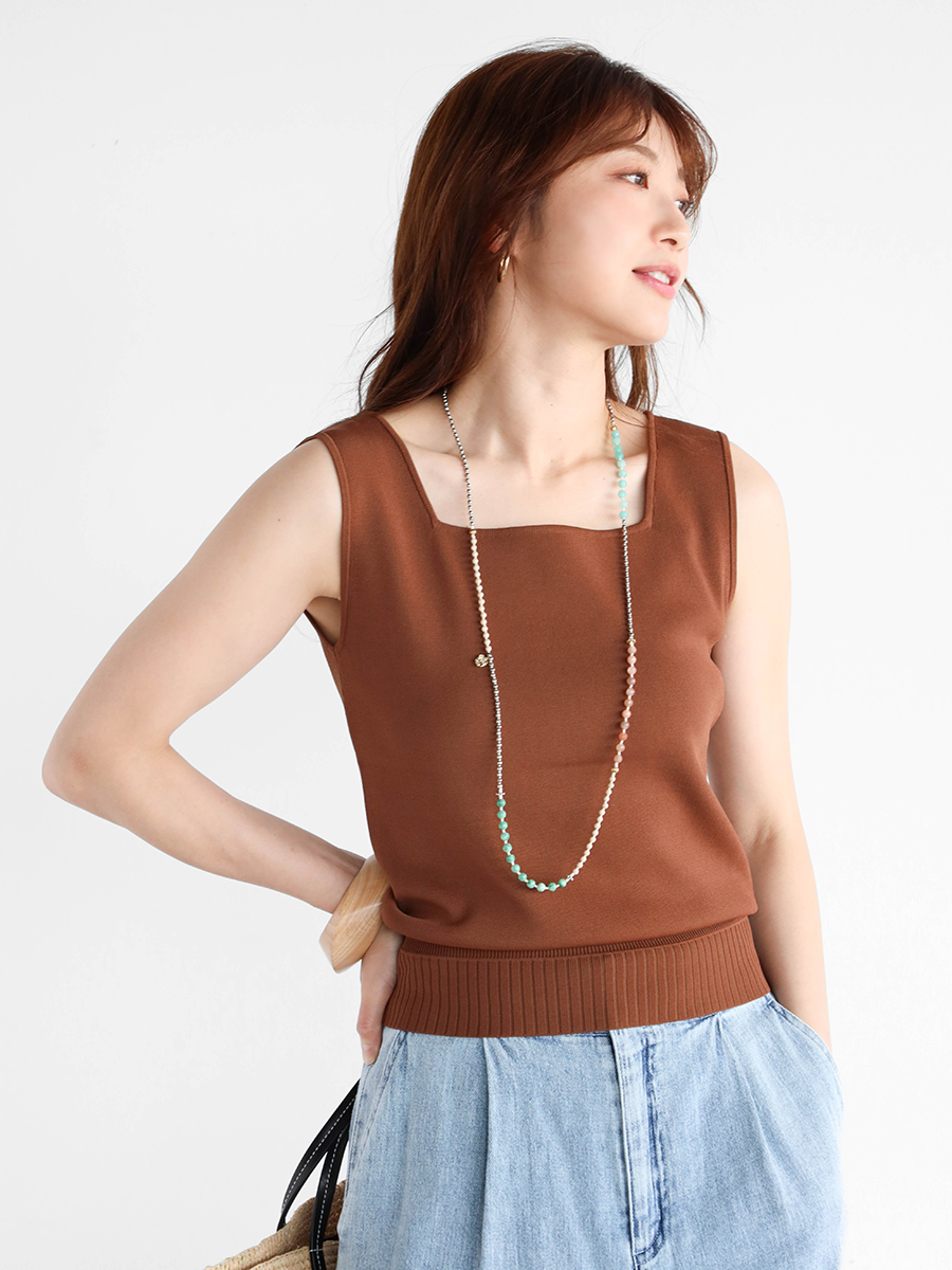 Vin(ヴァン)　ドルマンスリーブメッシュカーディガン