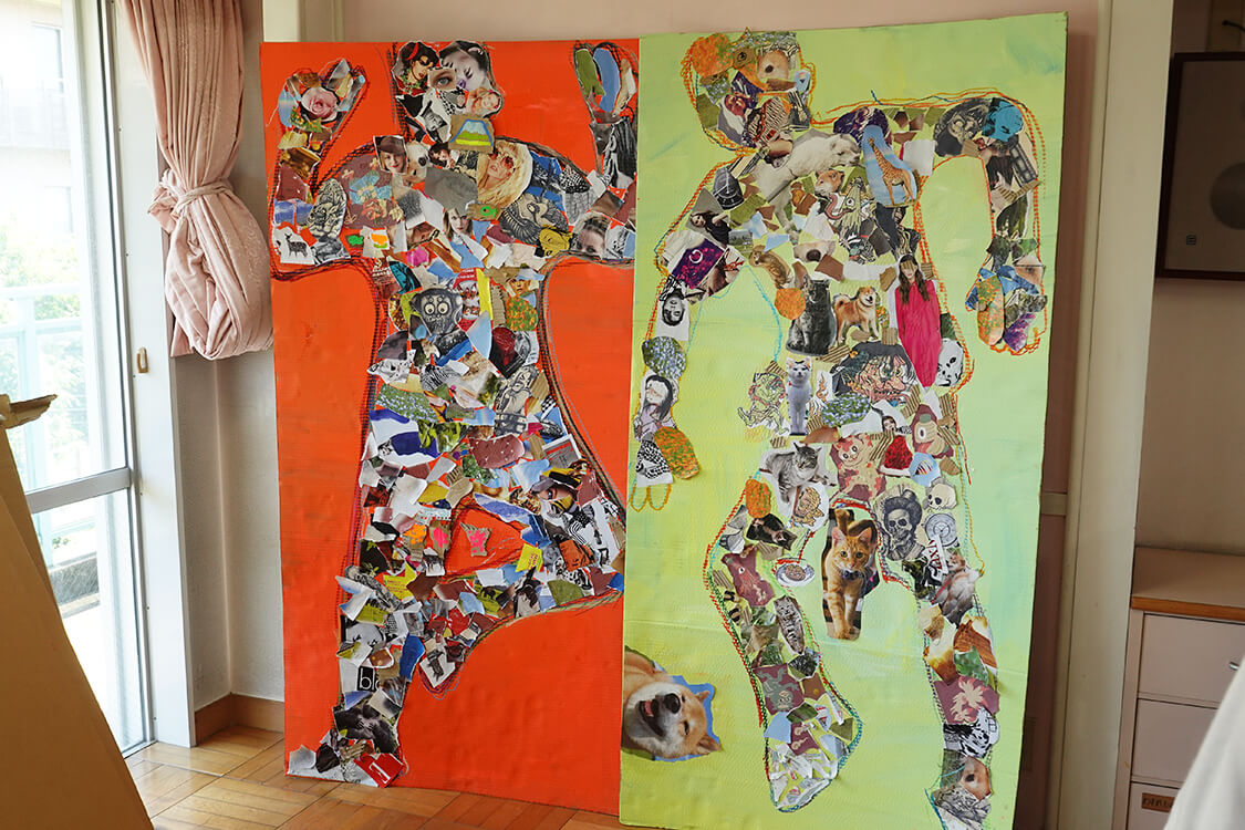 Linen knit one-piece