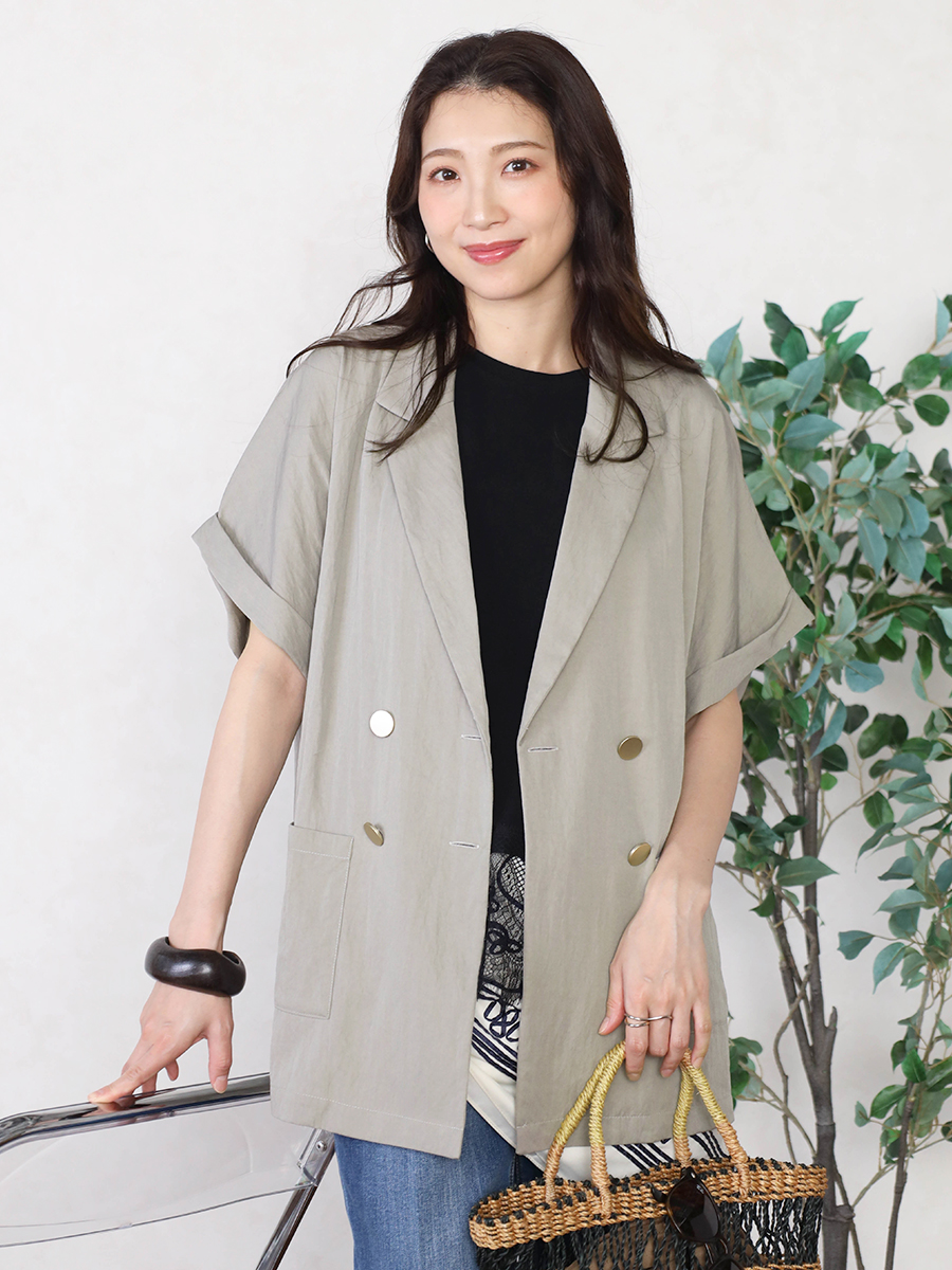 Vin(ヴァン)　チャンキードロストバックフリルパーカー