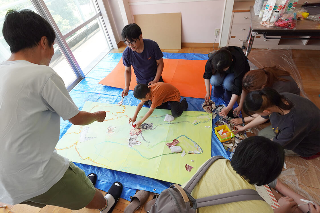 Linen knit one-piece