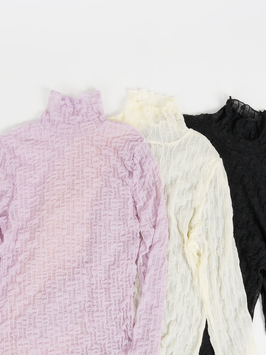 Vin(ヴァン)　チャンキードロストバックフリルパーカー