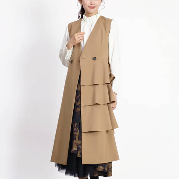 フリルジレワンピ