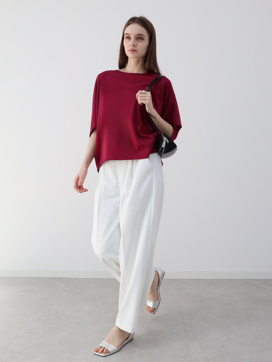 Aga×NORITAKE　コットンジャージーポンチョカットソー