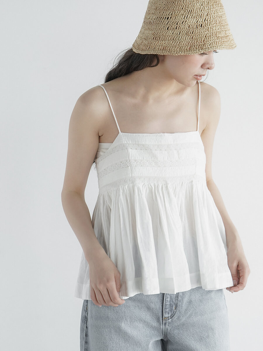 Multi border rib tank top