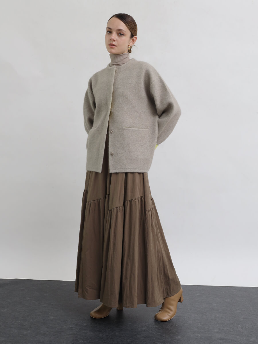 Aga ミドルゲージニット ニット カーディガン newarrival