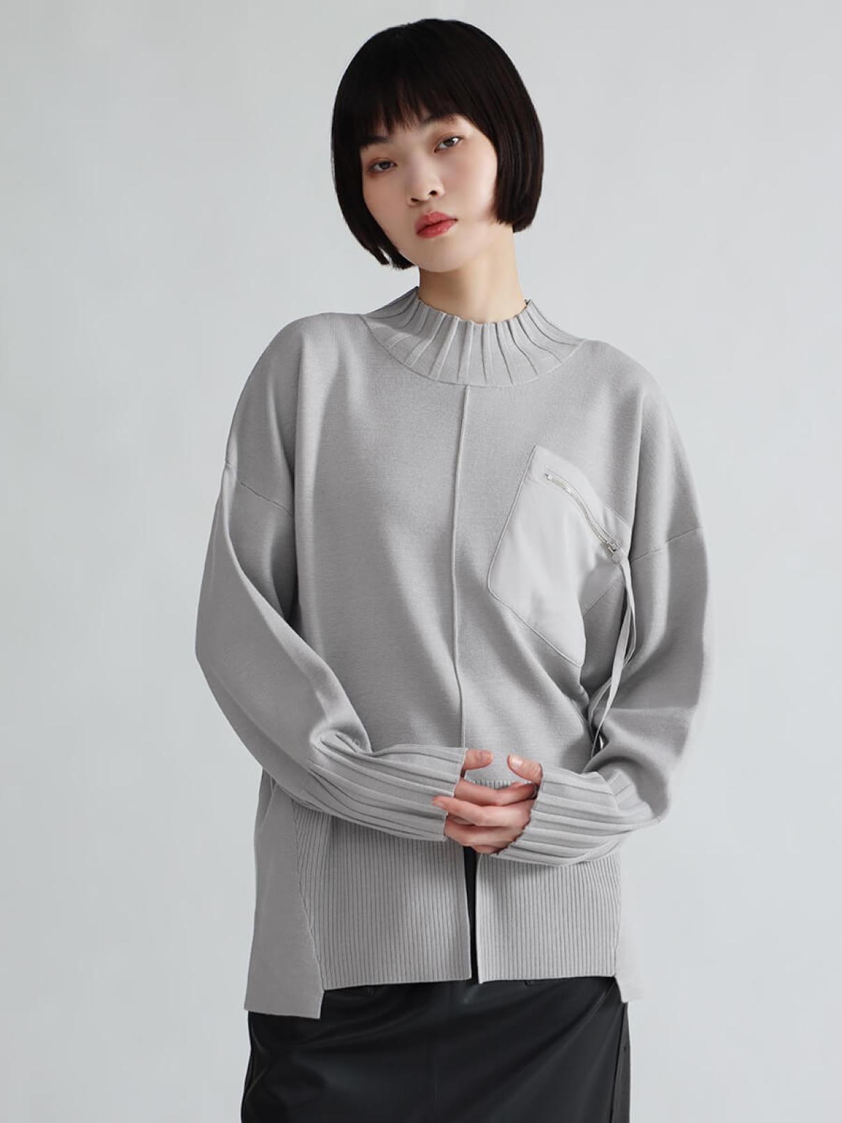 ストラップポケットスリットニット - LASUD - LASUD｜YAMADAYA STORE