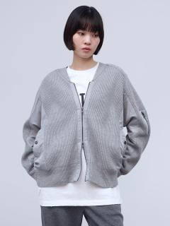 ミリタリージップアップニットカーディガン - LASUD - LASUD｜YAMADAYA