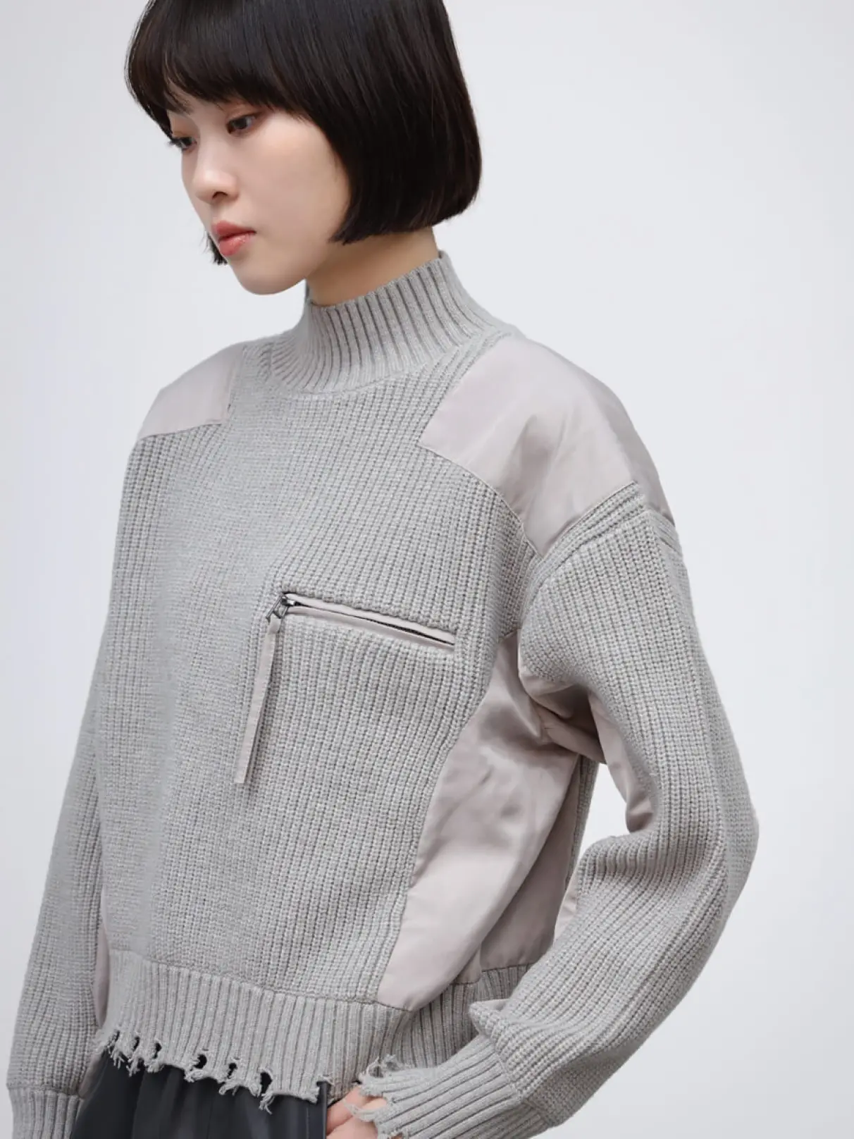 フリンジハイネックニットプルオーバー - LASUD - LASUD｜YAMADAYA STORE