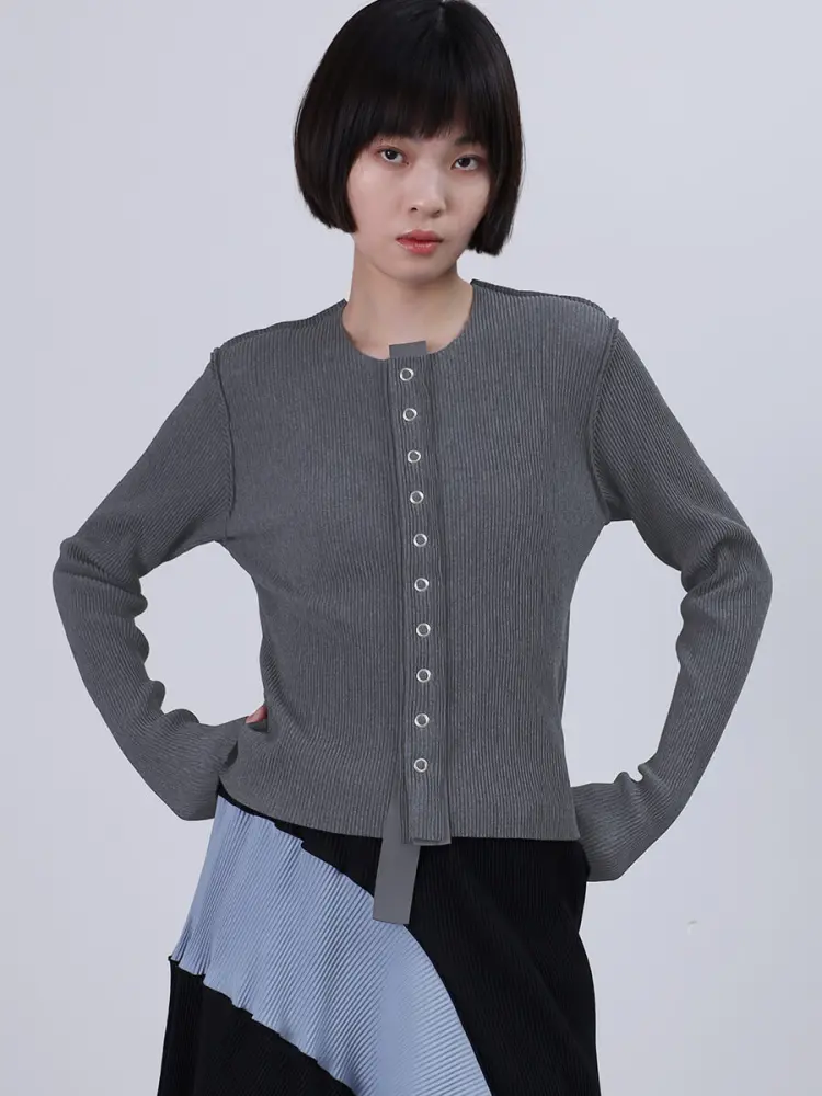 CRISP SNAP CARDIGAN - kotohayokozawa - LASUD｜YAMADAYA STORE