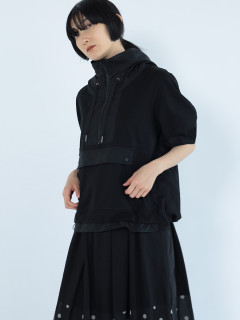 店舗良い チュールドッキングアノラックパーカー - LASUD - LASUD トップス