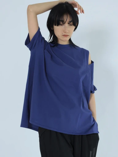 ヤマダヤ【LASUD】ポイントシアープリーツカットソー オンラインスタッフが選ぶ、3ブランドの今季おすすめカットソー