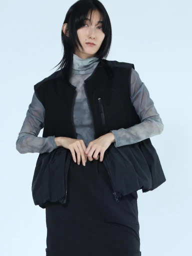 【タグ付新品未使用】バルーンヘムタックスカート LOHEN チャコールグレー36 タグ付新品未使用】バルーンヘムタックスカート LOHEN