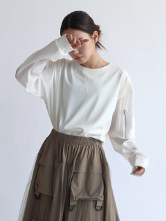 オフホワイト　164cm