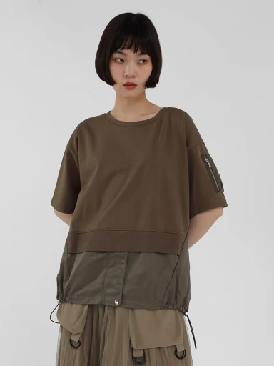 LASUD ポケットデザインミリタリースカート9号新品 LASUD ラシュッド ポケットデザインミリタリースカート ブラック