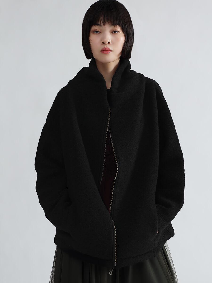 ライトウェーブニットジップブルゾン ウール混スライバージップブルゾン - LASUD - LASUD｜YAMADAYA STORE