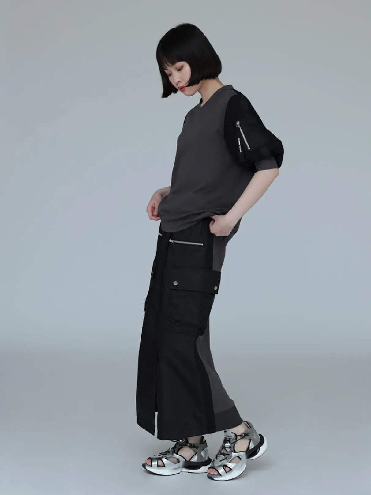 マルシャルテル　ミリタリートップス　M−1 【現行商品】 別注】MA-1 STYLE MILITARY SLEEVE TOPS - MARECHAL TERRE