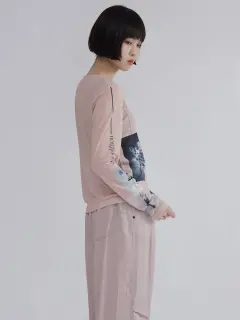 ヤマダヤ LASUDシアーコットンVネックカットソー 新品タグ付き オンラインスタッフが選ぶ、3ブランドの今季おすすめカットソー