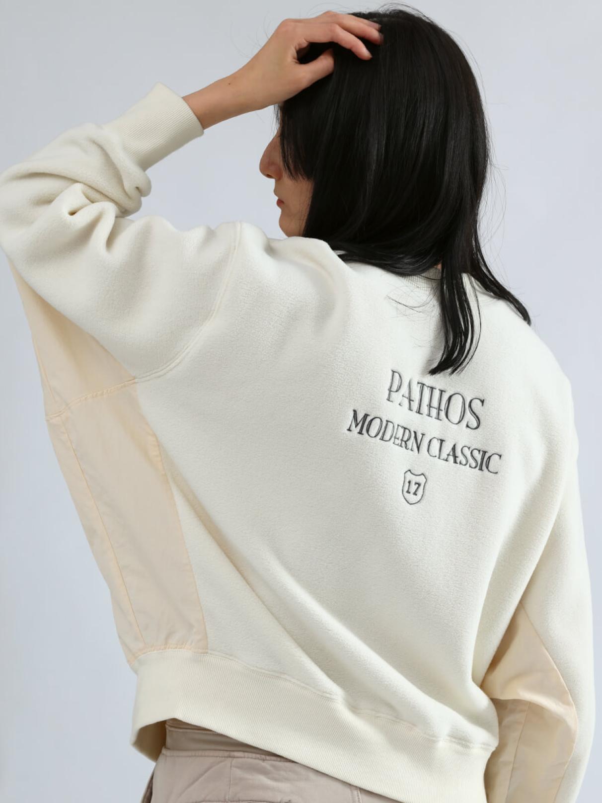 Boutique Ordinary】2Wayブラッシュドバックスウェットトップス