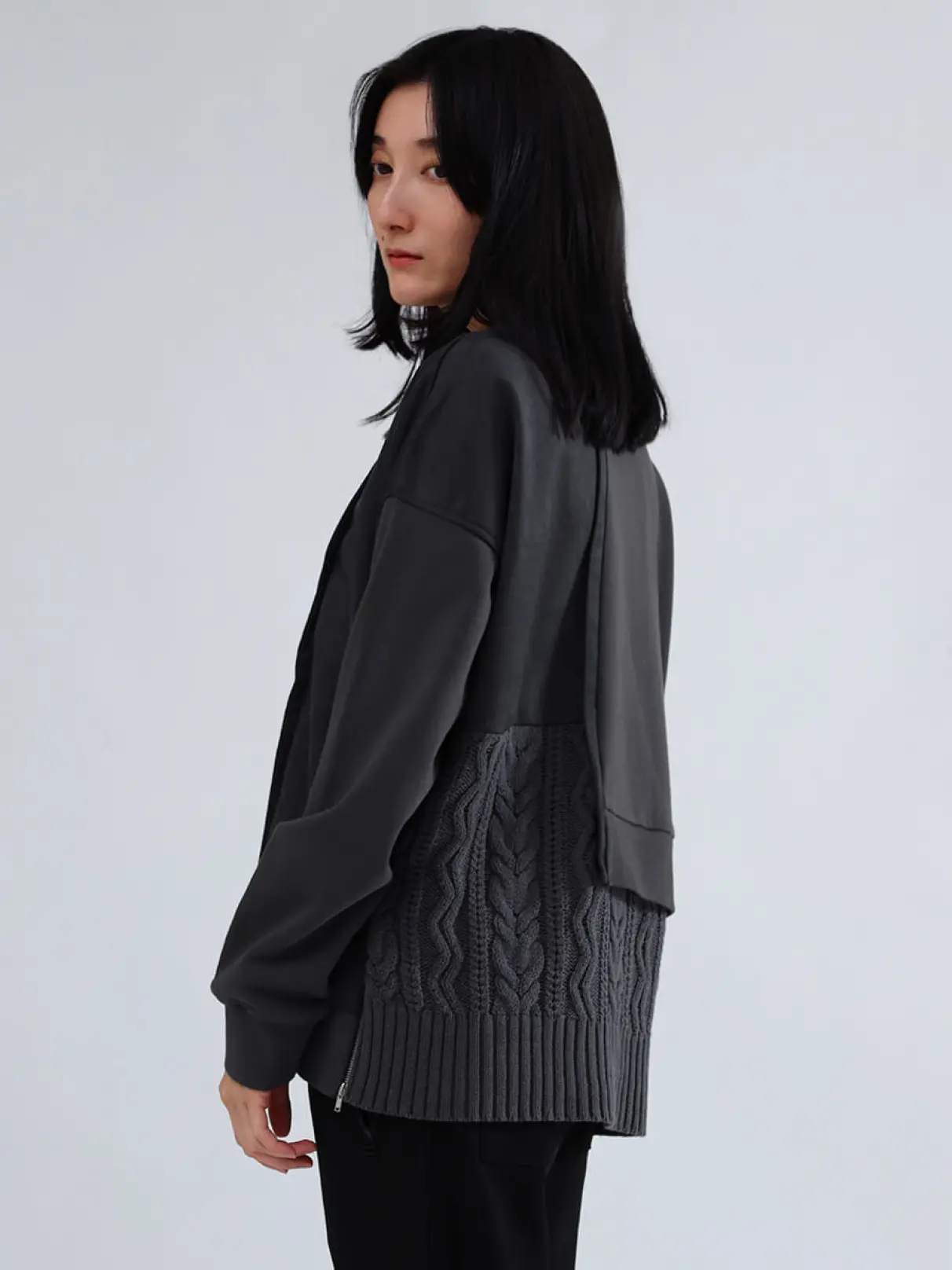 ニットドッキングスウェットプルオーバー - LASUD - LASUD｜YAMADAYA STORE