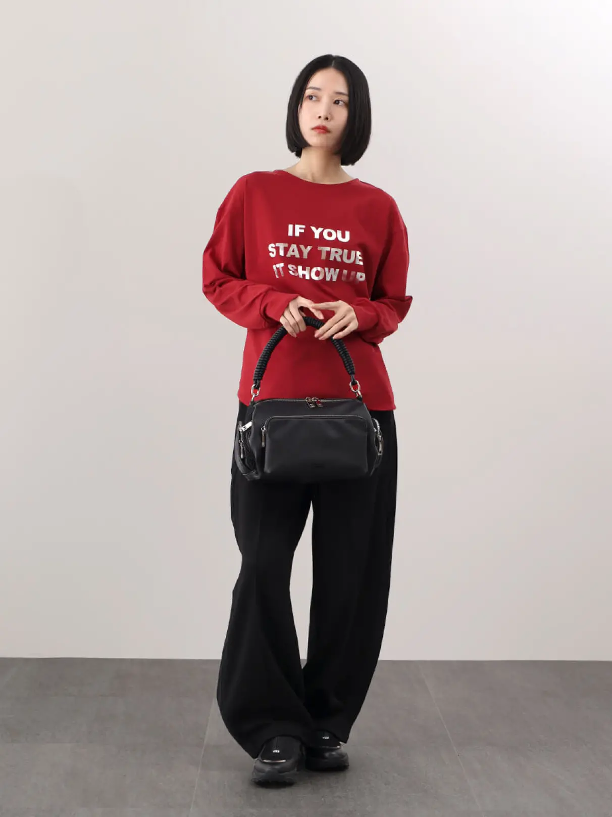箔プリントロングスリーブTシャツ - LASUD - LASUD｜YAMADAYA STORE