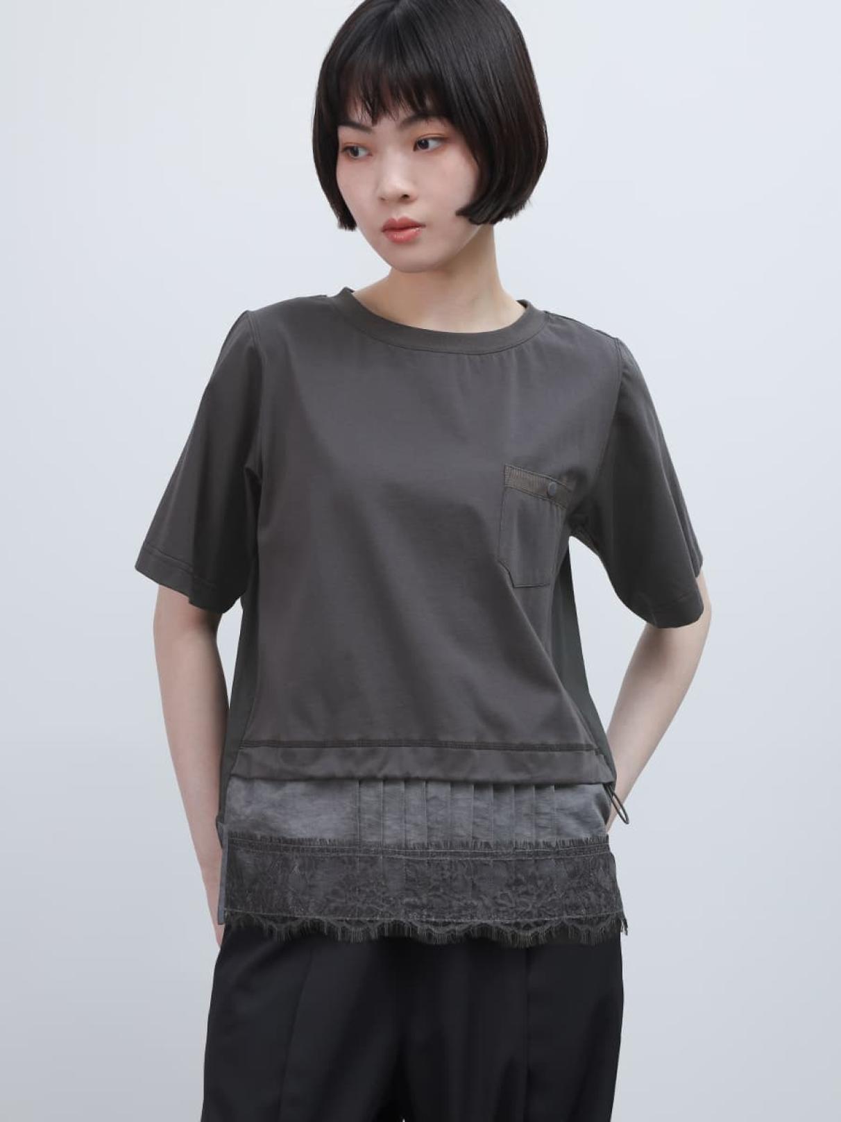 レースドッキングカットソー - LASUD - LASUD｜YAMADAYA STORE