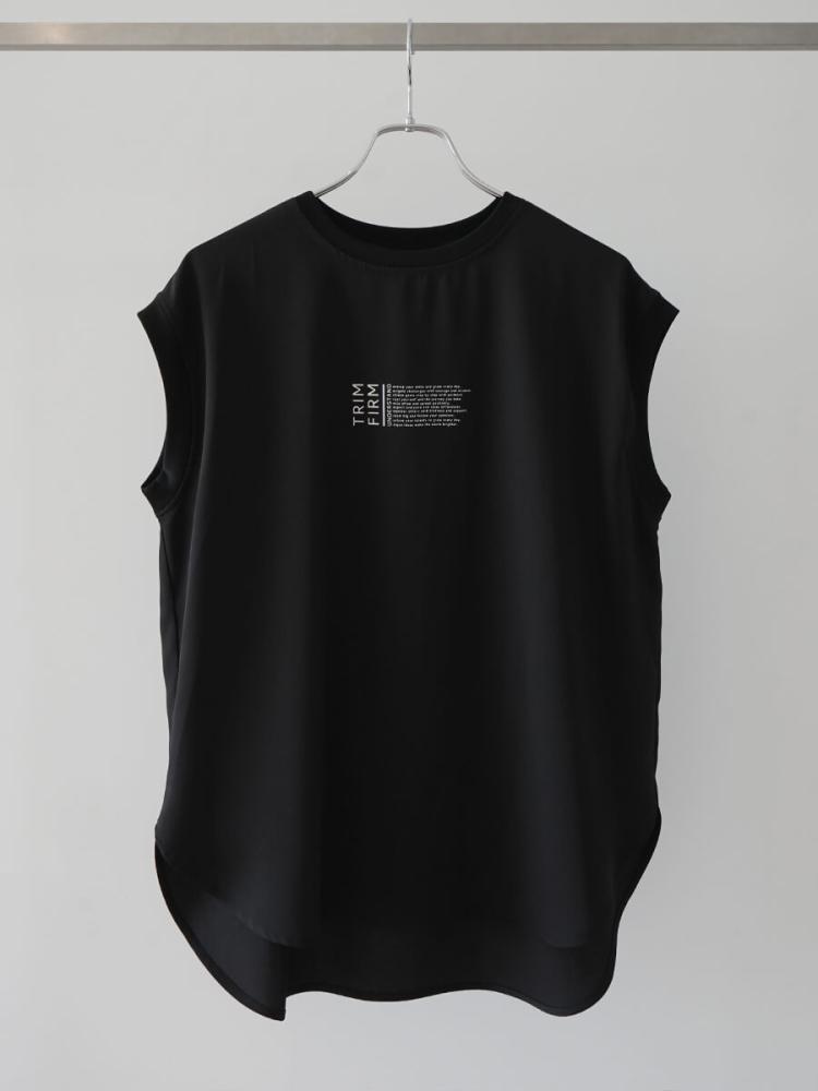 オンライン限定】ジョーゼットノースリーブカットソー - PASSIONE