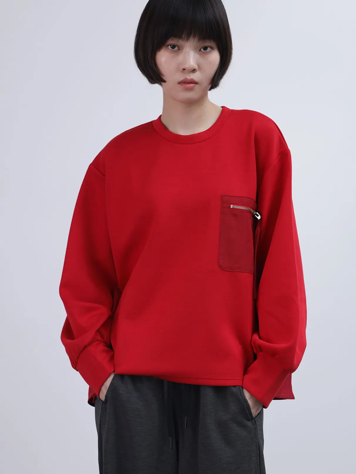 サイドジップフレアプルオーバー - LASUD - LASUD｜YAMADAYA STORE