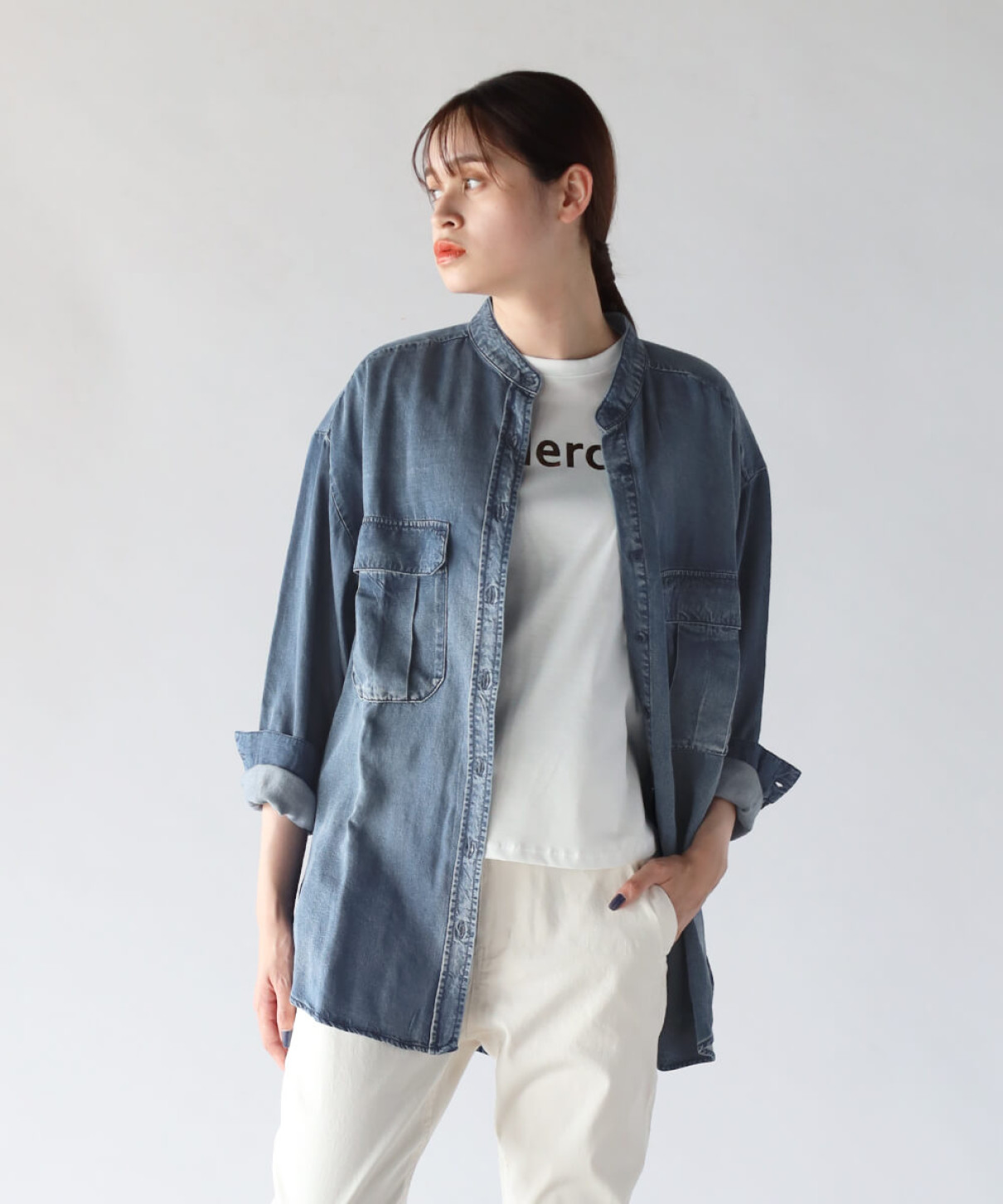 テンセルデニムシャツ Lasud Yamadaya Onlinestore