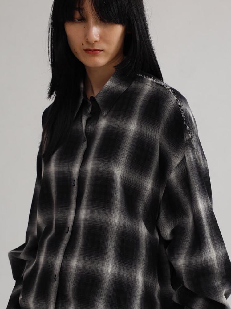 オーバーサイズチェックシャツ - LASUD - LASUD｜YAMADAYA STORE