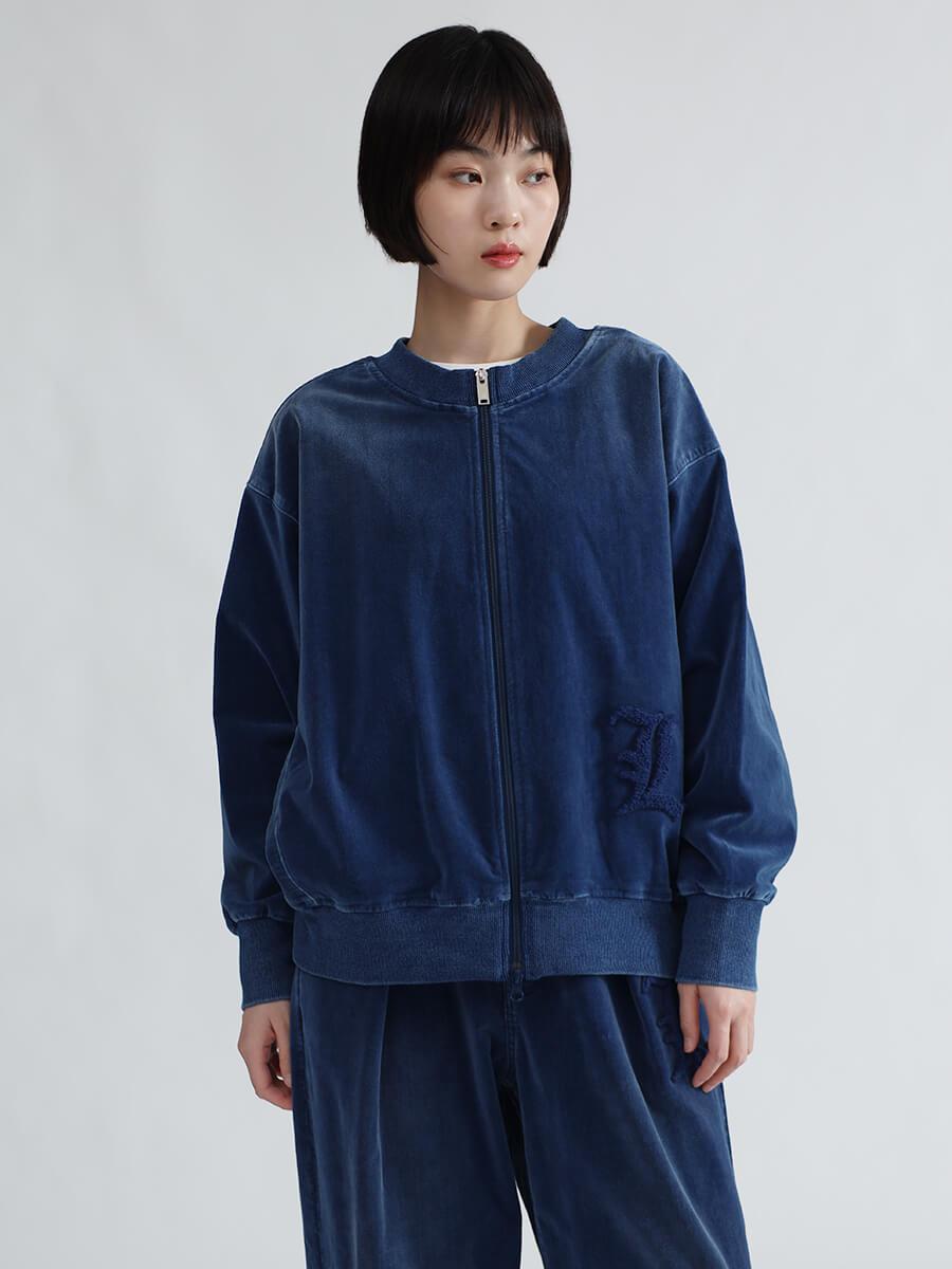 【別注】別珍ストレッチジップブルゾン