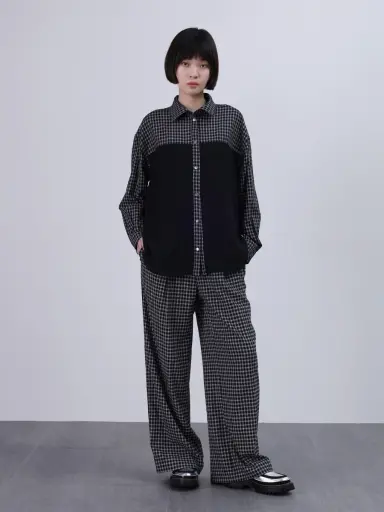 アルベロベロ♥️ ぶたさんおとぎ話総柄 ネイビーロングブラウス開襟シャツ シャツ/ブラウスの商品一覧｜ファッション通販のYAMADAYA STORE